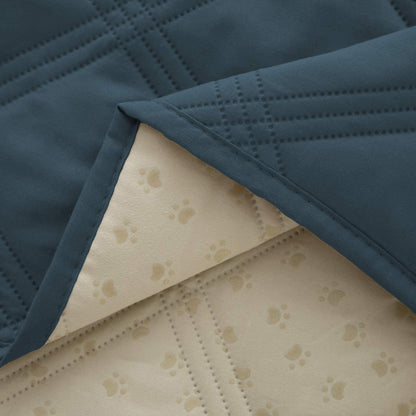 Water-Resistant Dog Bed Cover and Pet Blanket with Non-Slip Backing for Furniture, Beds, Couches, and Sofas