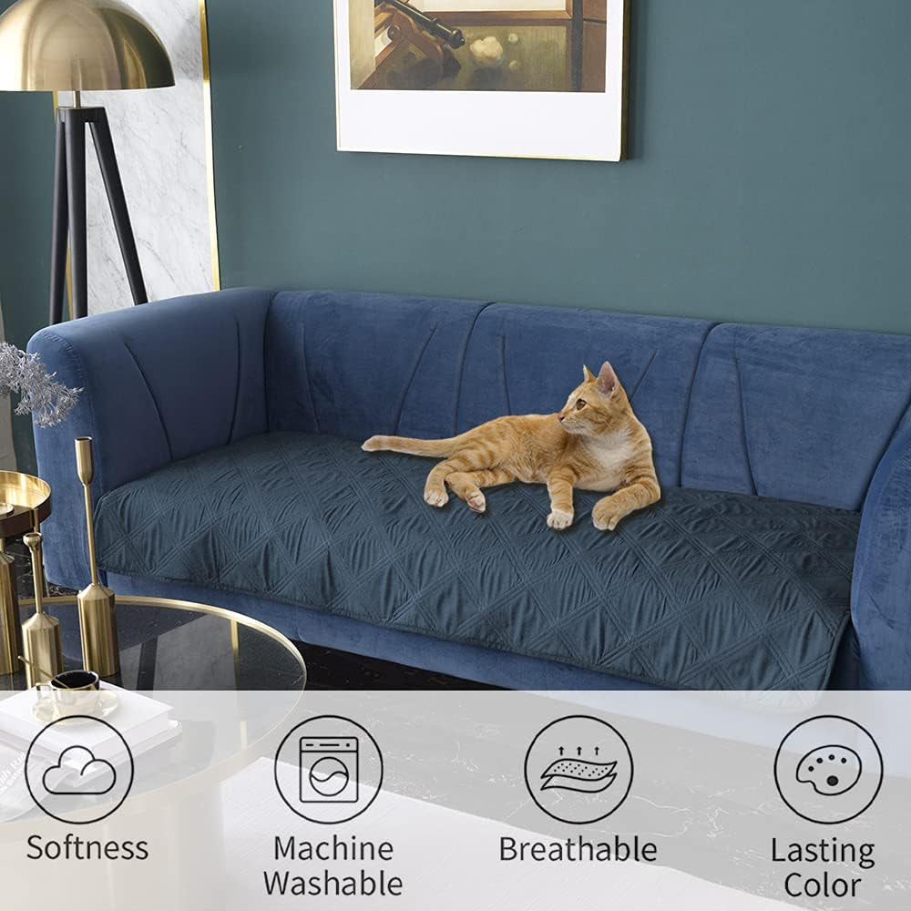 Water-Resistant Dog Bed Cover and Pet Blanket with Non-Slip Backing for Furniture, Beds, Couches, and Sofas